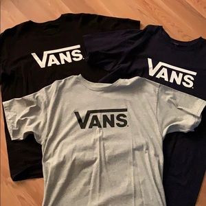 Mens Vans 3 Shirt Bundle